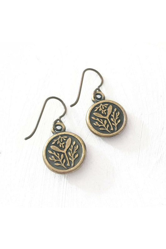 Seed & Sky Black Cat Earrings