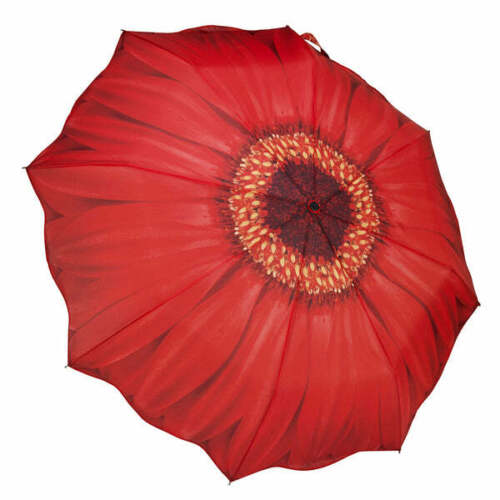 Floral Reverse Close Folding Umbrella