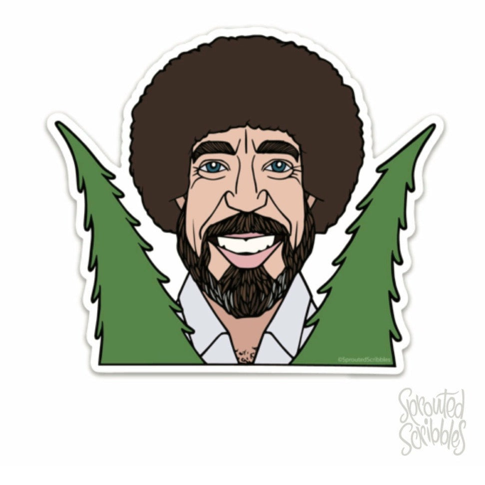 Bob Ross Sticker