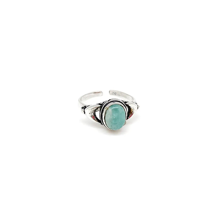 Dainty Gemstone Ring - Silver