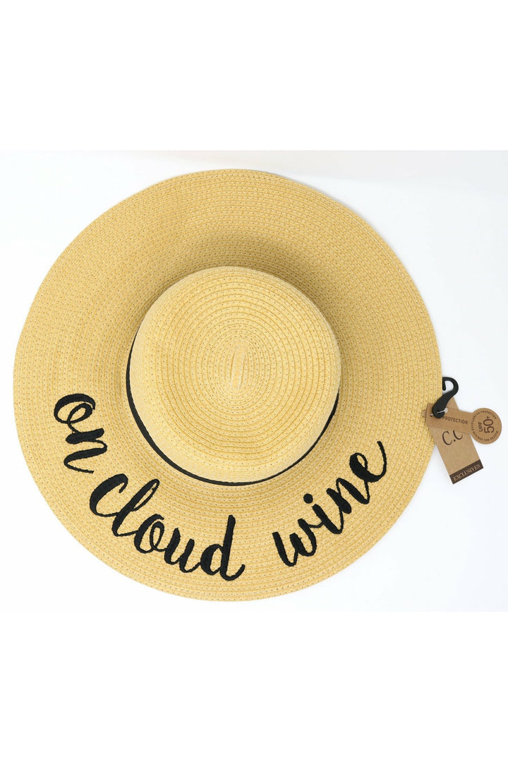 Embroidered Sun Hat