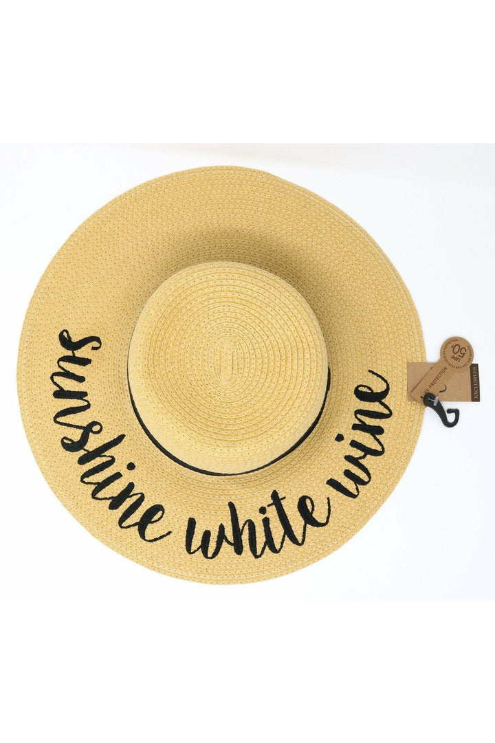 Embroidered Sun Hat