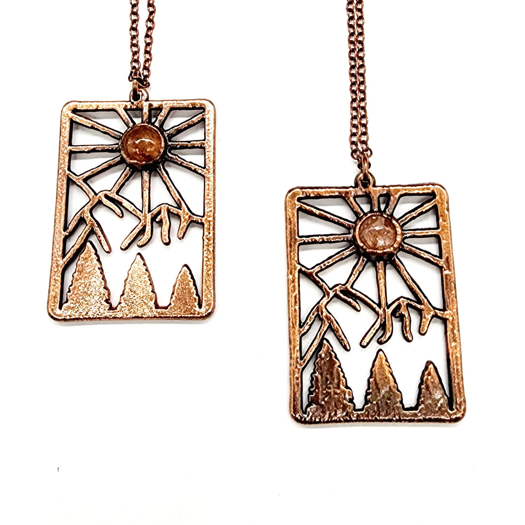 Sunstone Mountain Vista Necklace