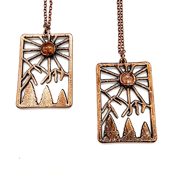 Sunstone Mountain Vista Necklace