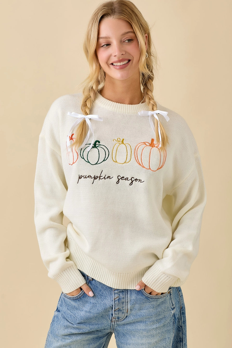 Pumpkin Season Knit Sweater