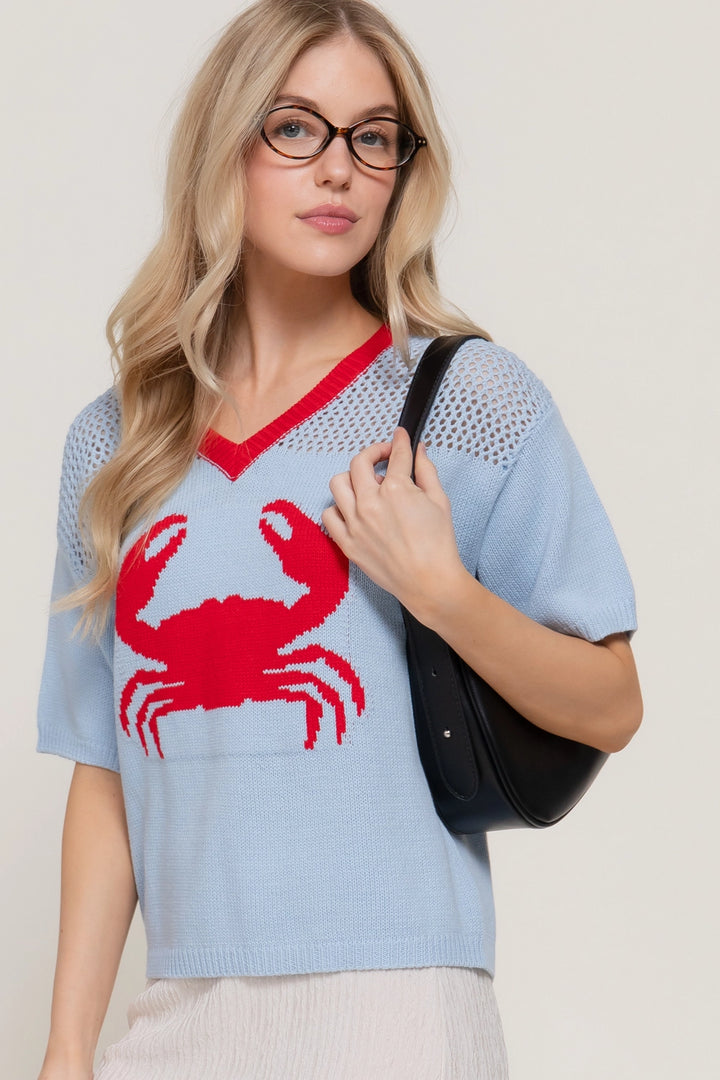Nautical Theme Knit Top