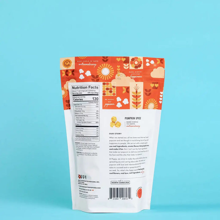 Poppy Handcrafted Popcorn - Pumpkin Spice