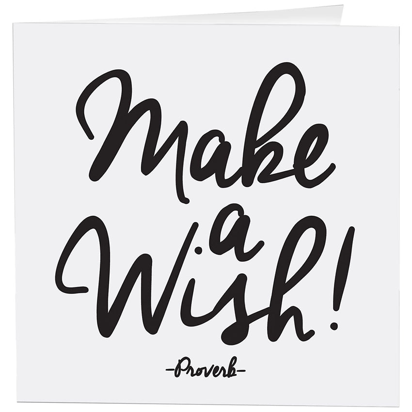 Quotable Greeting Card - B&W