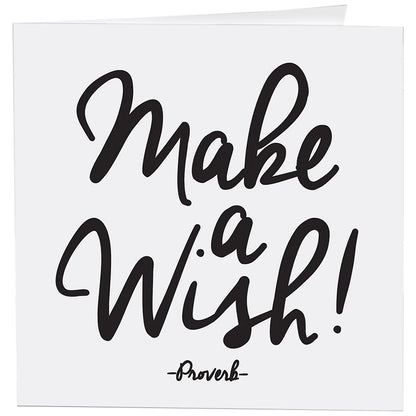 Quotable Greeting Card - B&W