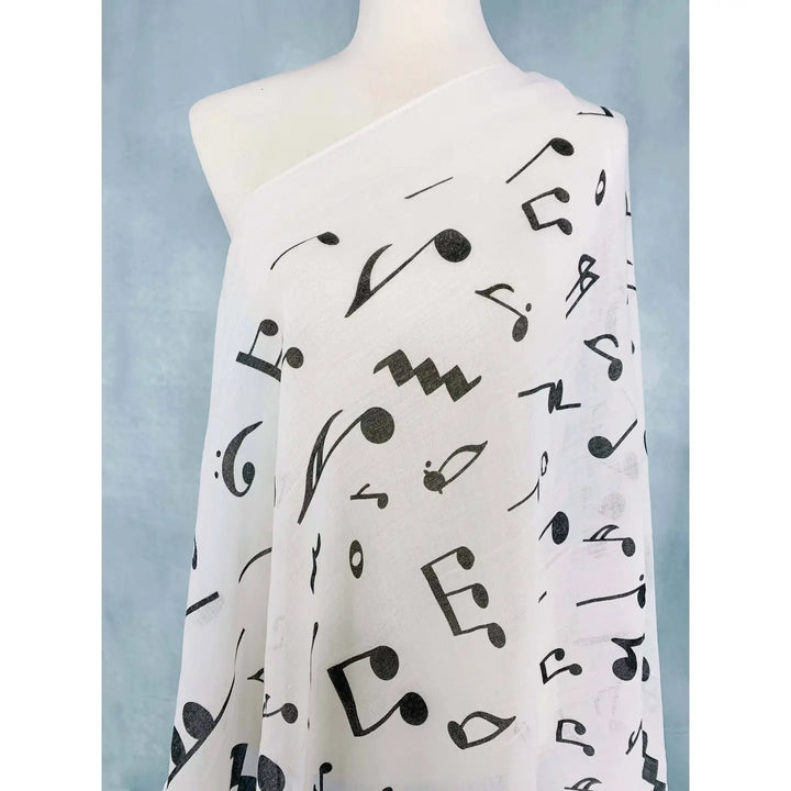 Music Notes Scarf