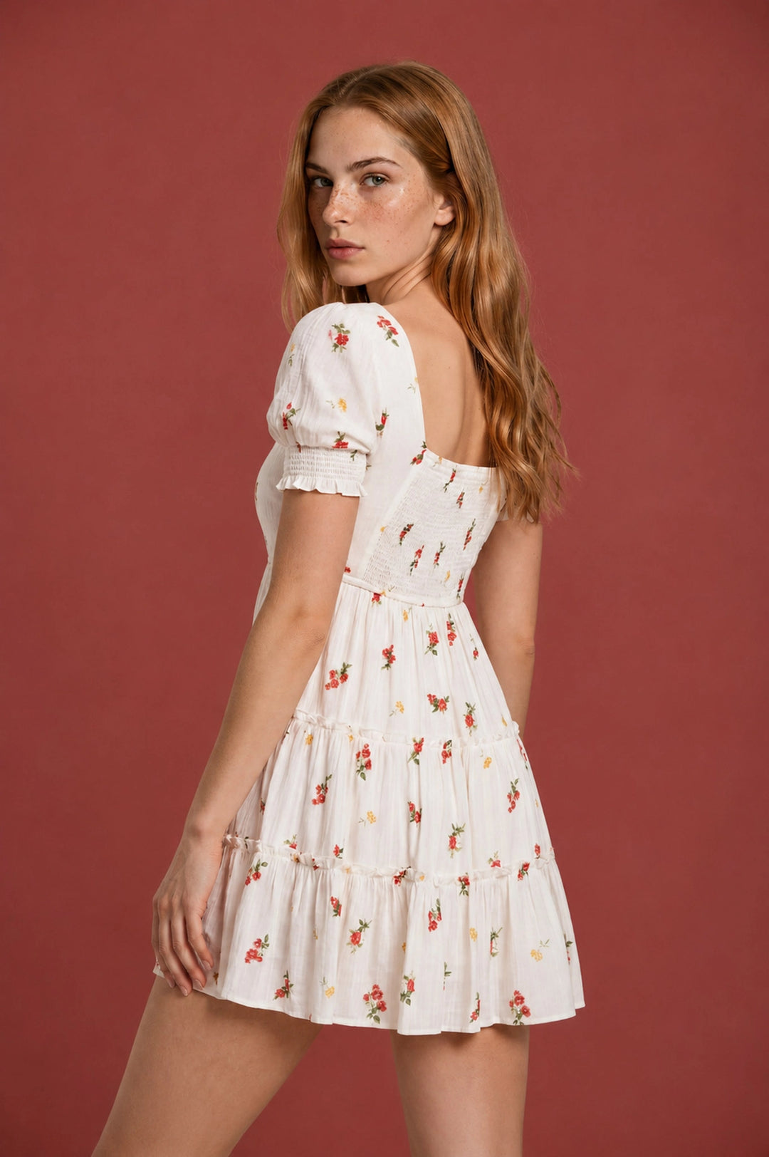 Dainty Flower Mini Dress