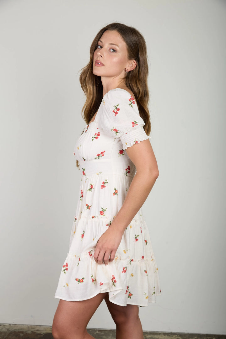 Dainty Flower Mini Dress