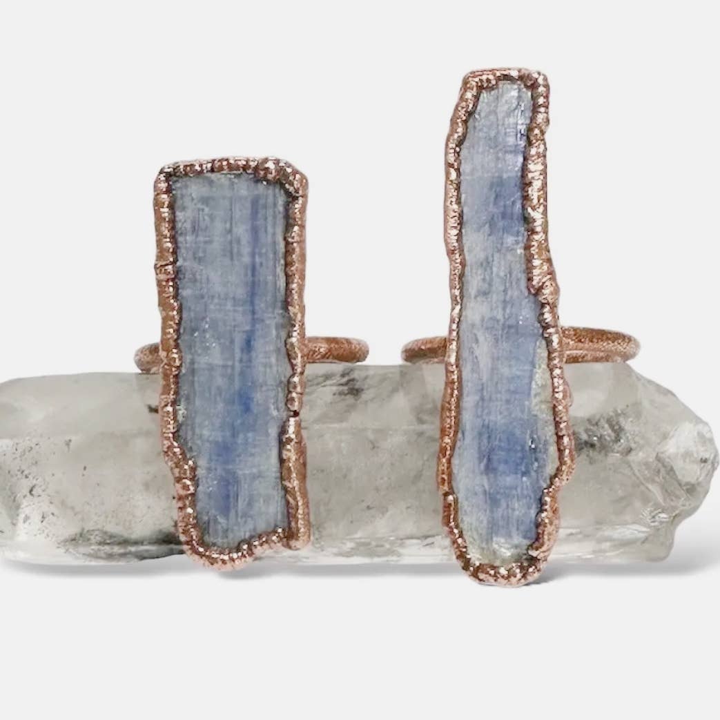 Blue Kyanite Blade Ring