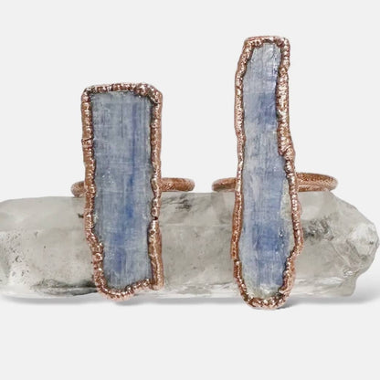 Blue Kyanite Blade Ring
