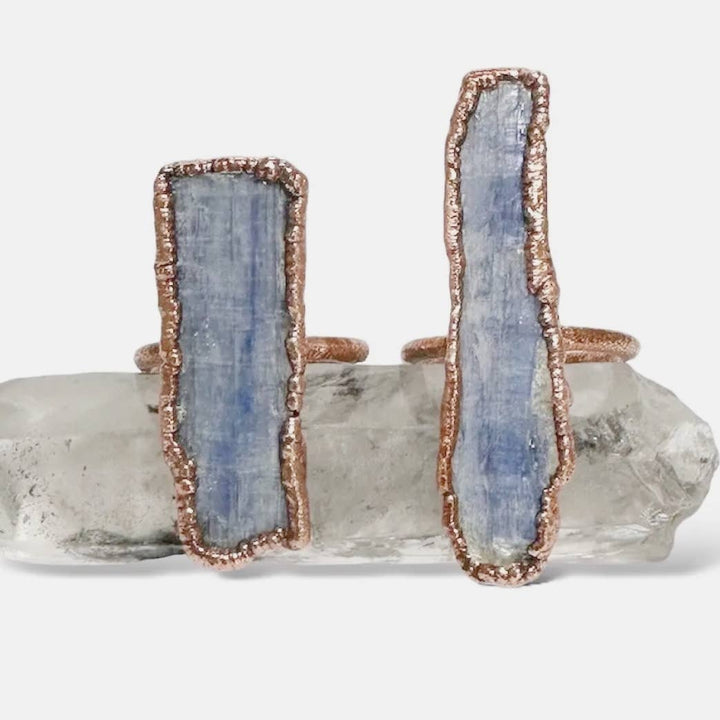 Blue Kyanite Blade Ring