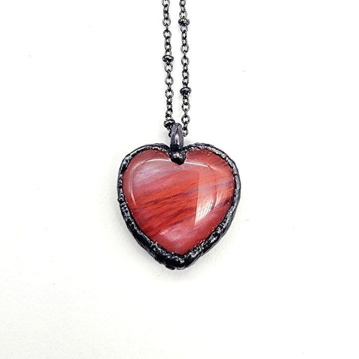 Cherry Quartz Heart Pendant