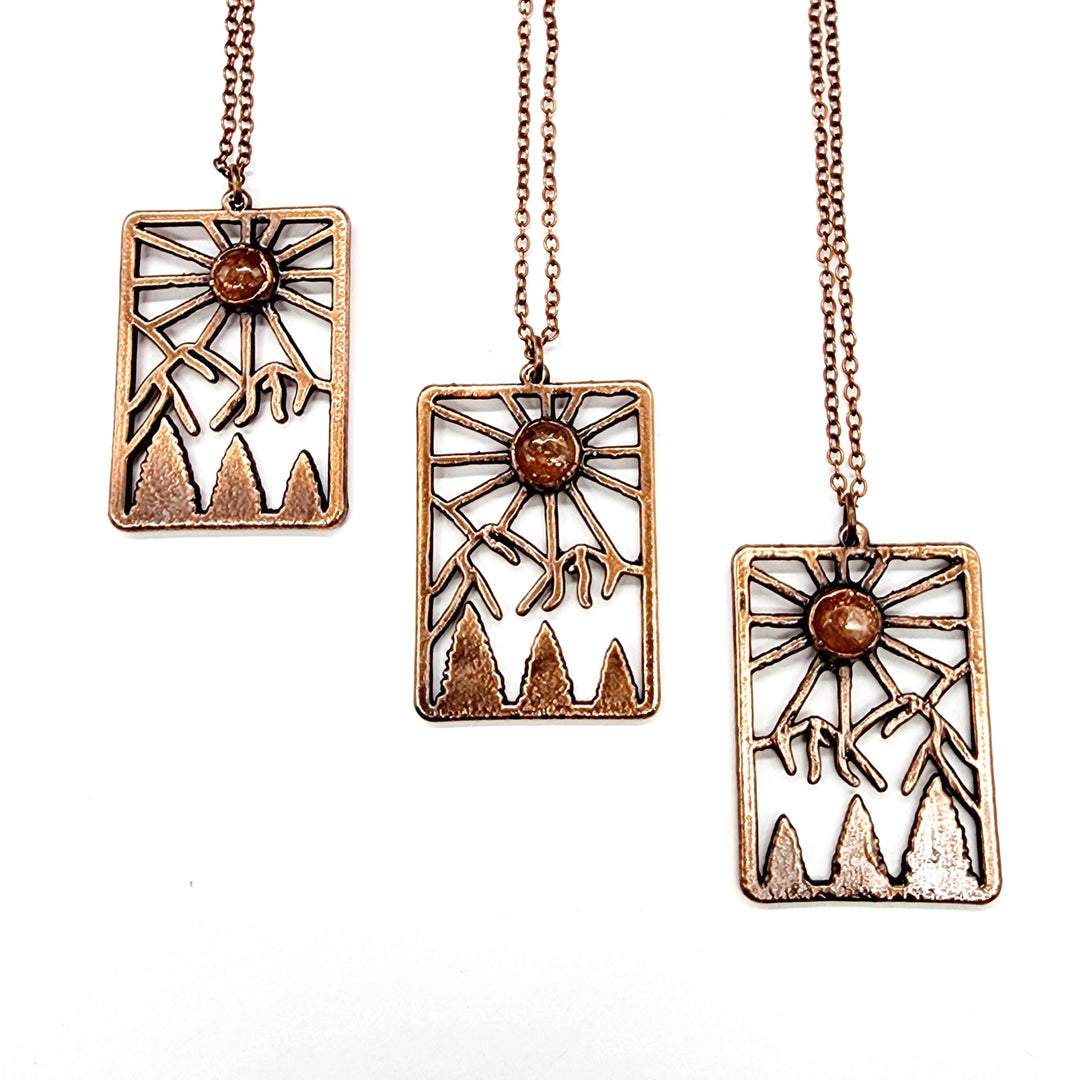 Sunstone Mountain Vista Necklace