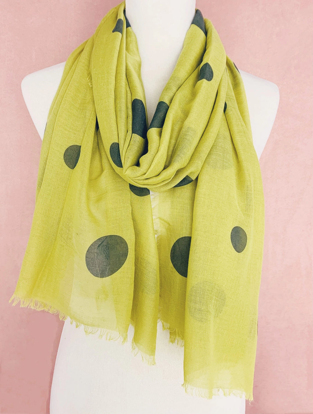 Bold Polka Dot Scarf