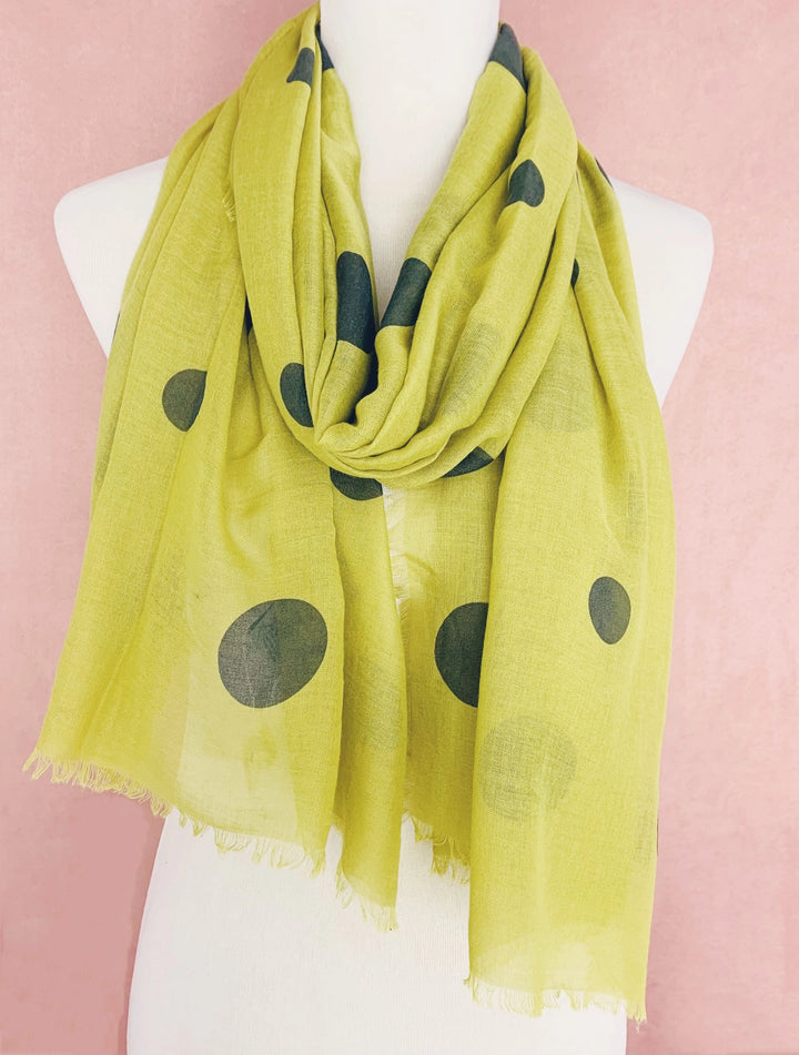 Bold Polka Dot Scarf