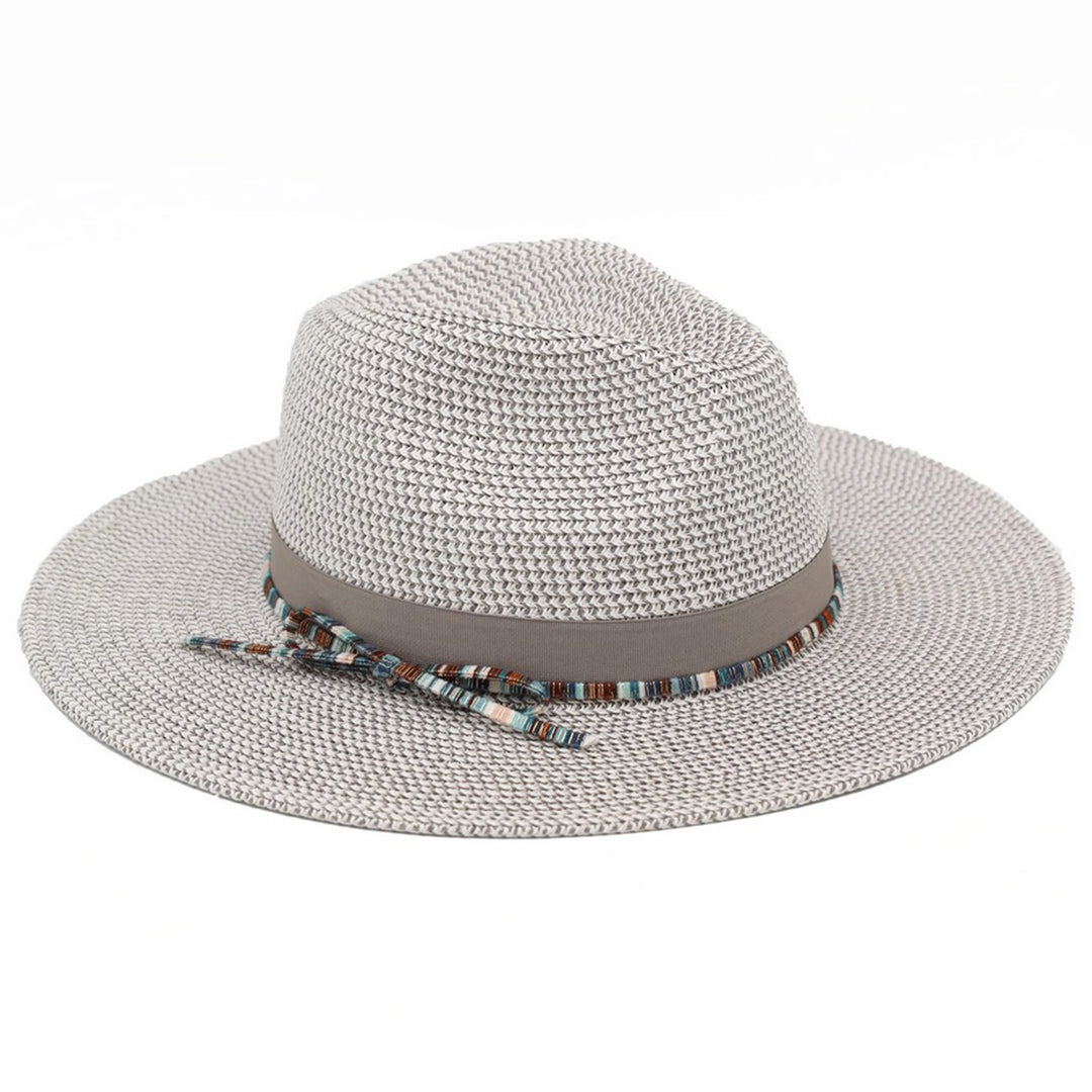 Multicolor Trim Summer Hat