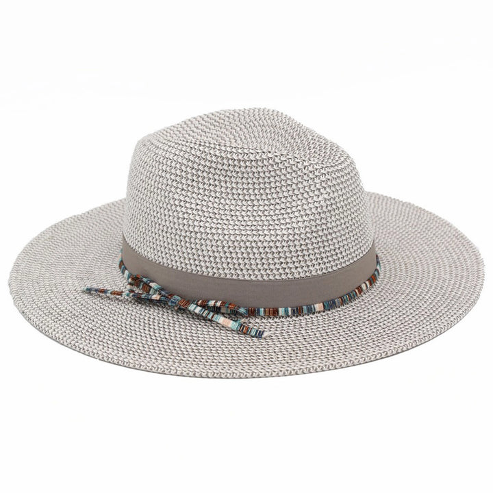 Multicolor Trim Summer Hat