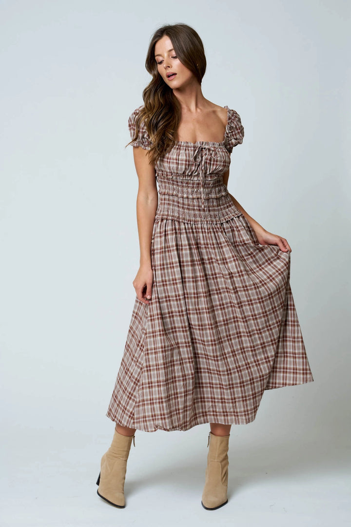 Plaid Corset Dress
