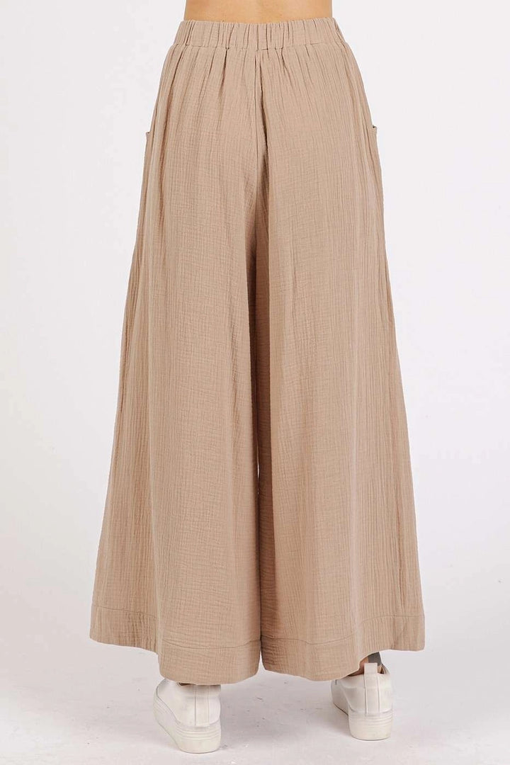 Lightweight Tiered Palazzo Pants