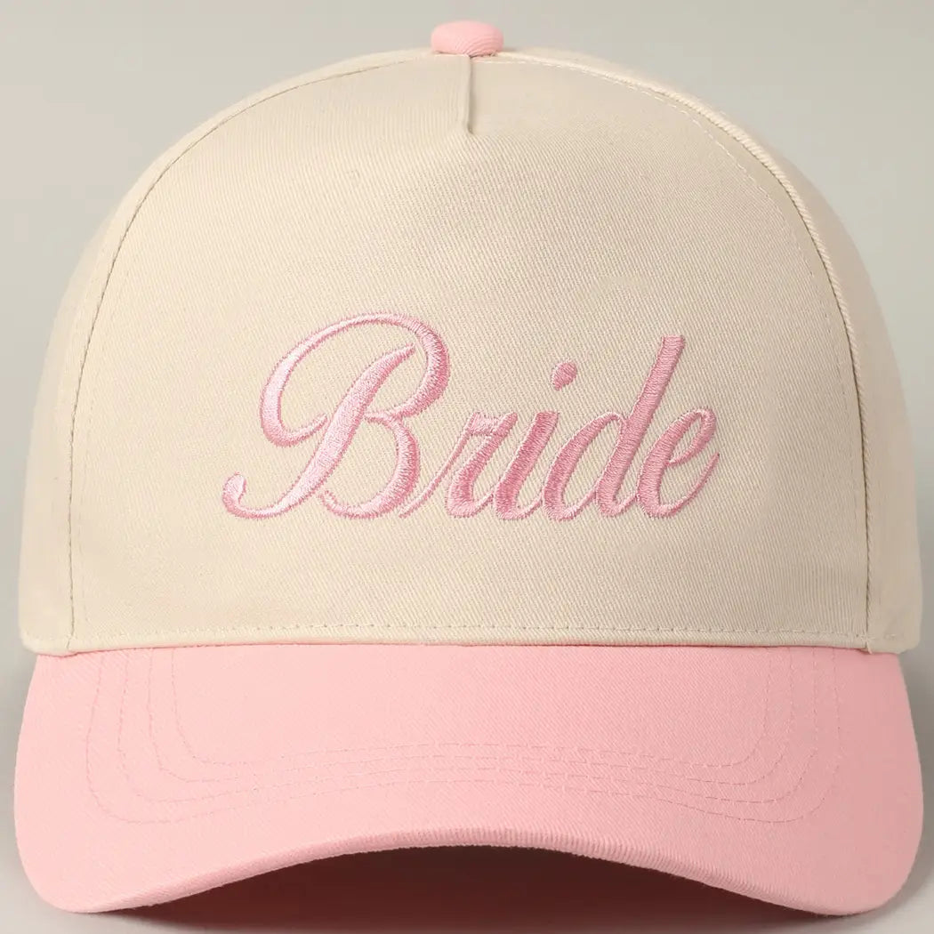 'Bride' Embroidered Ball Cap