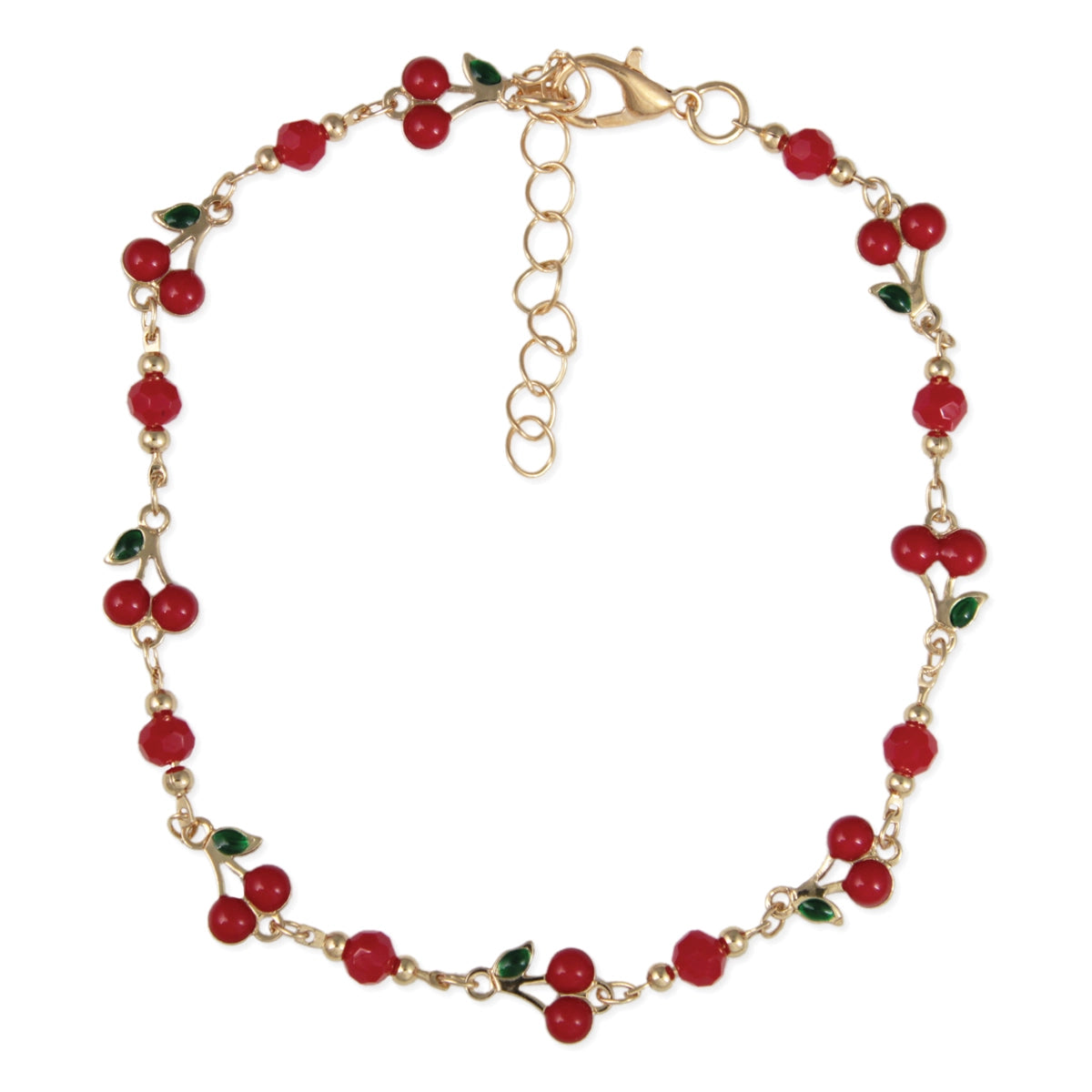 Sweet Cherries Anklet