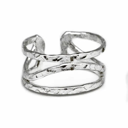 Anju Adjustable Brass Ring