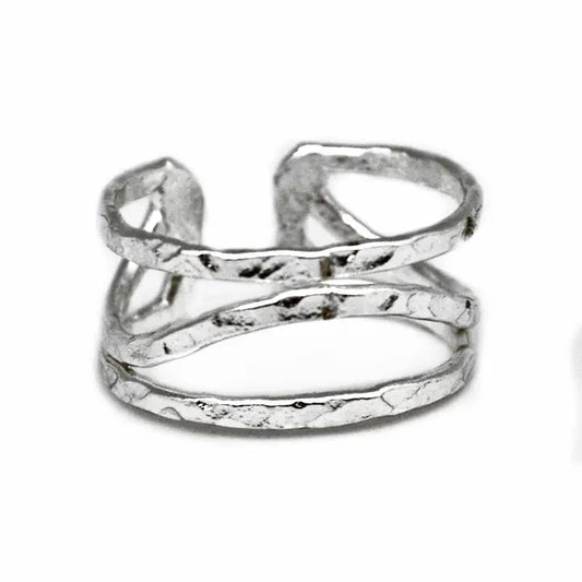 Anju Adjustable Brass Ring