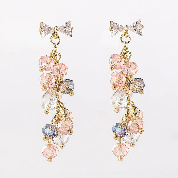 Crystal Bow Dangles