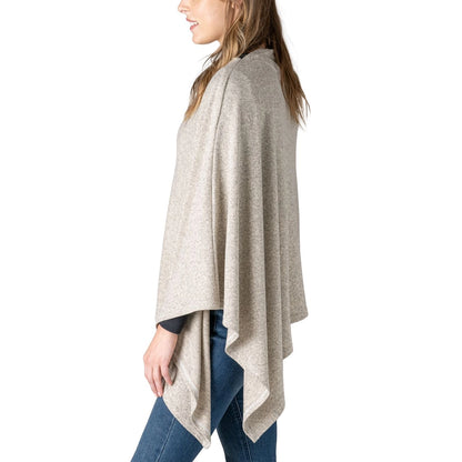 Diagonal Cut Carolina Poncho
