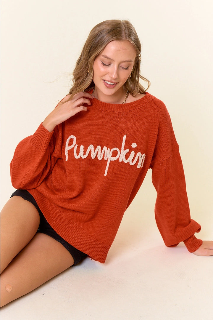 'Pumpkin' Sweater