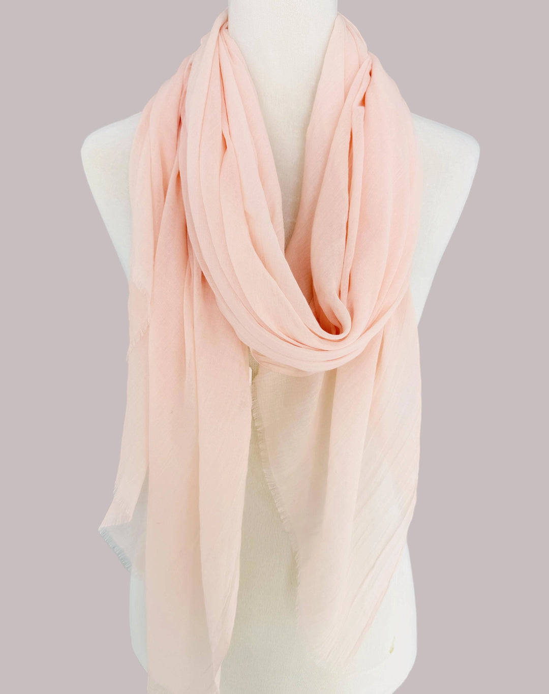Lightweight Solid Color Scarf