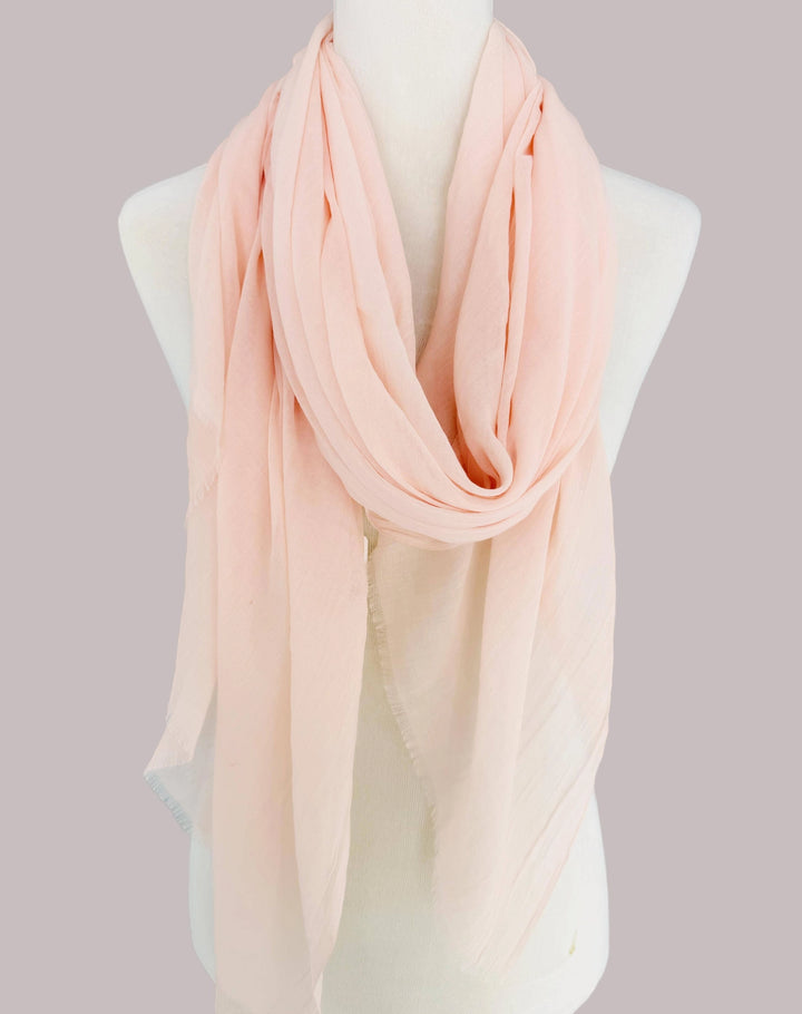 Lightweight Solid Color Scarf