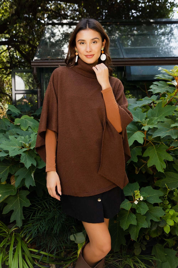 Turtleneck Poncho