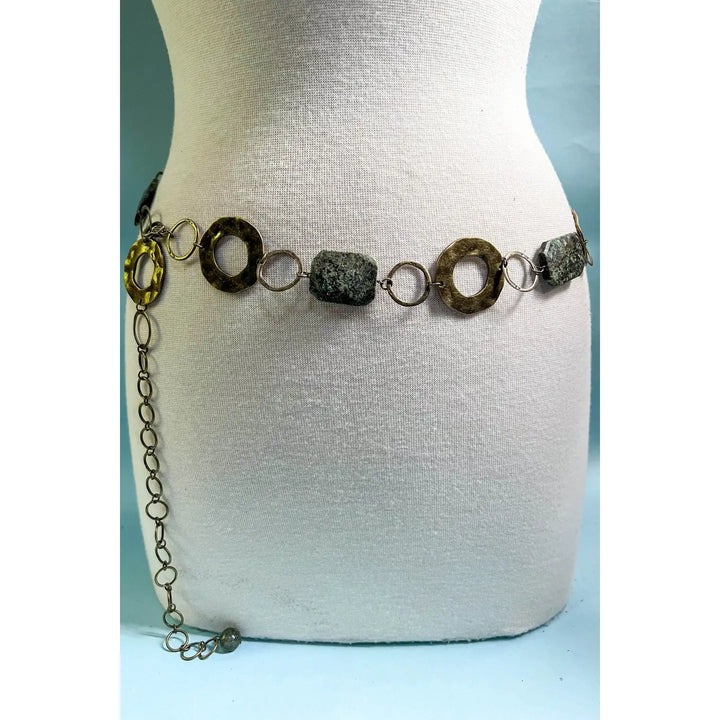 African Turquoise + Open Hoop Belt