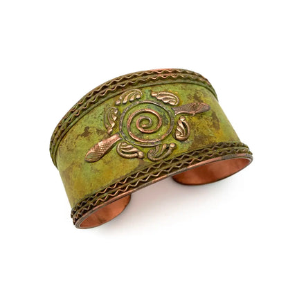 Anju Copper Patina Cuffs