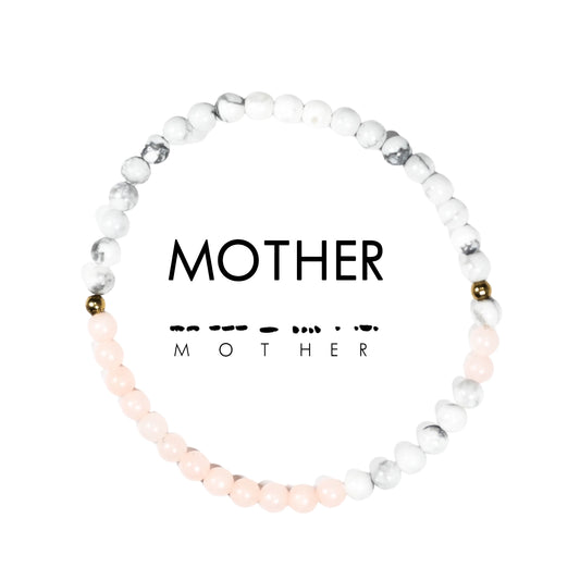 Morse Code Bracelet - MOTHER