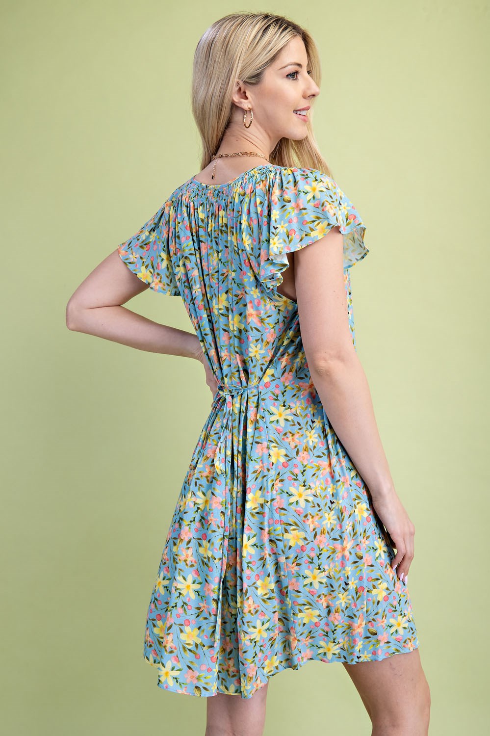 Dainty Floral Mini Dress