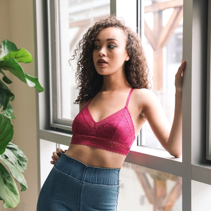 Geometric Lace Bralette