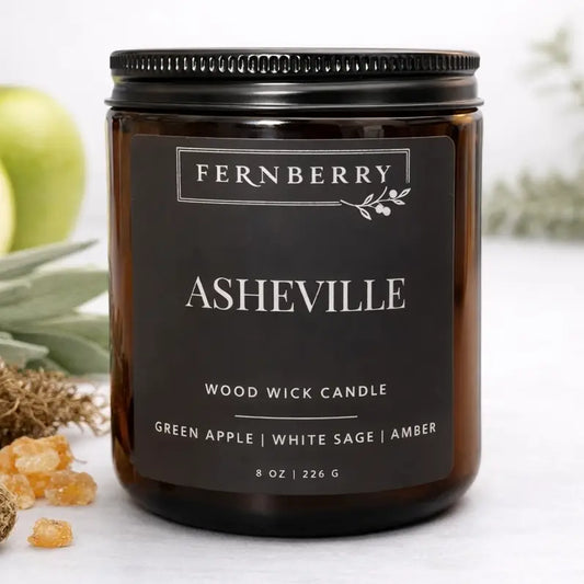 Fernberry Candle- Asheville Minimalist Design