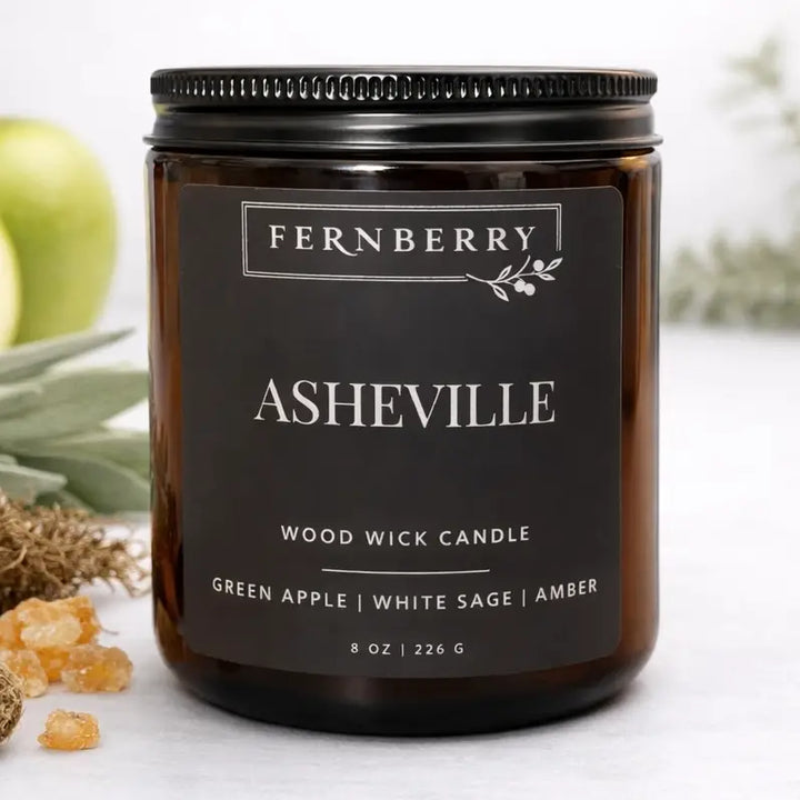 Fernberry Candle- Asheville Minimalist Design