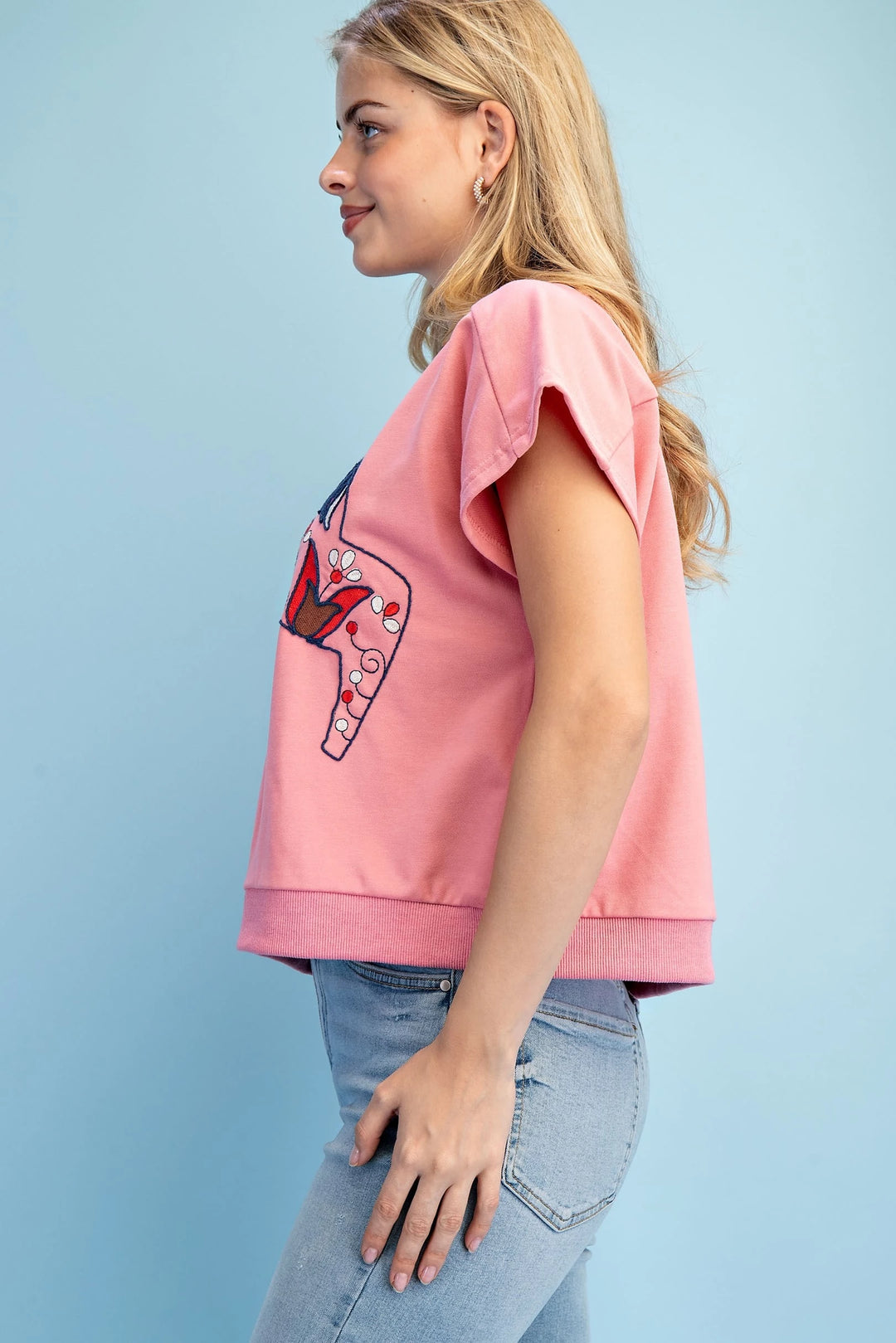 Horse + Floral Top