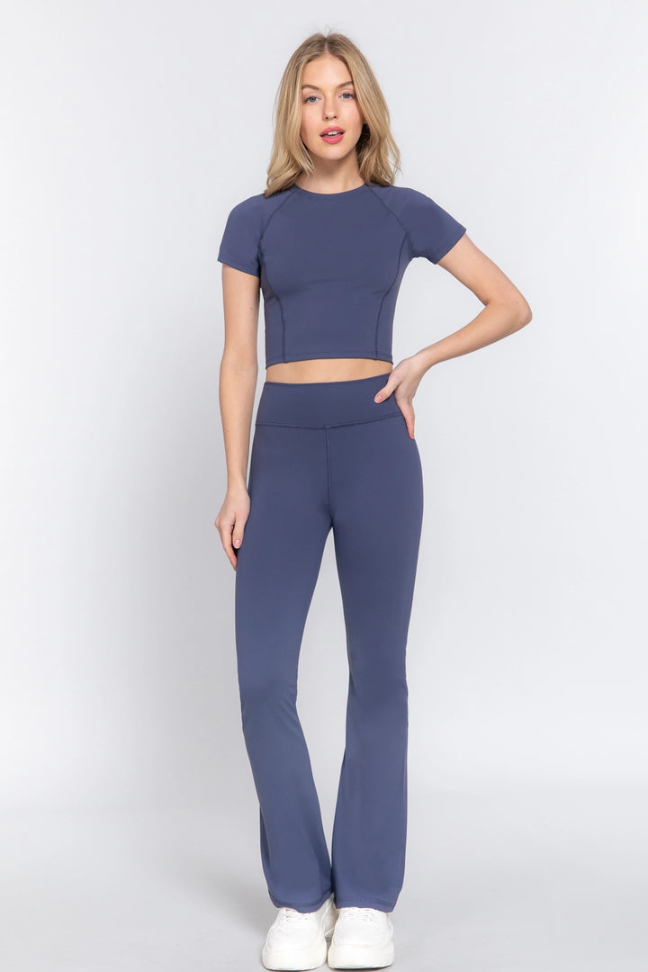 Flare Bottom Work Out Pants