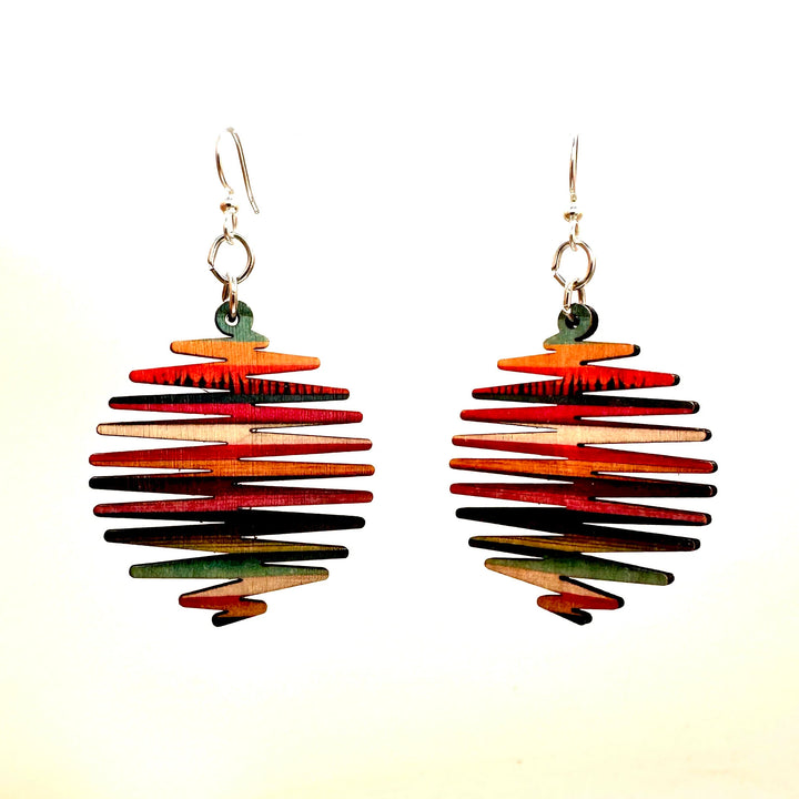 Horizon Birch Wood Earrings