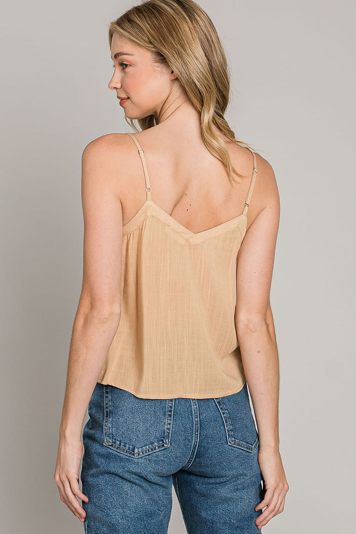 Lace Trim Tank Top