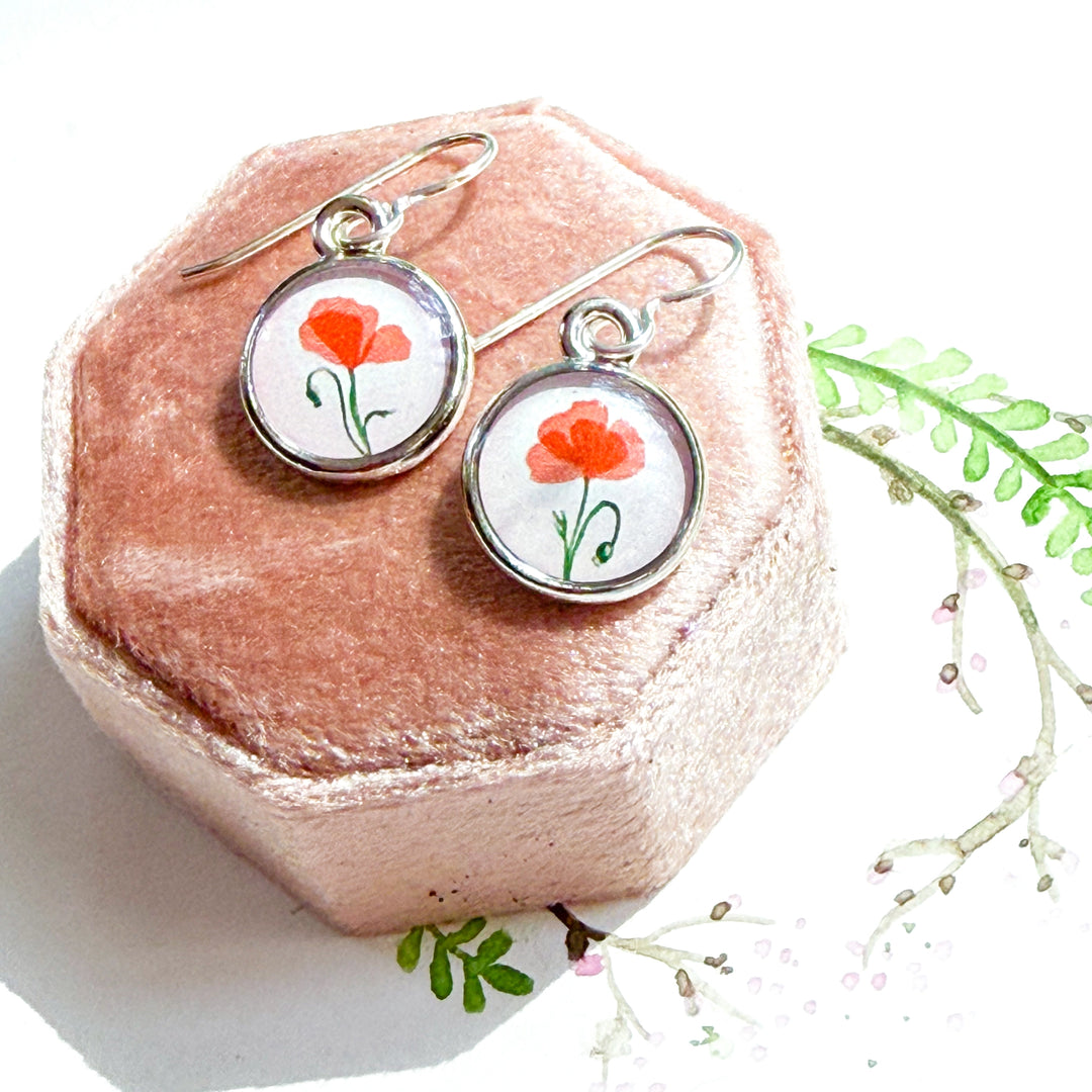 Seed & Sky - 'Poppy' Earrings