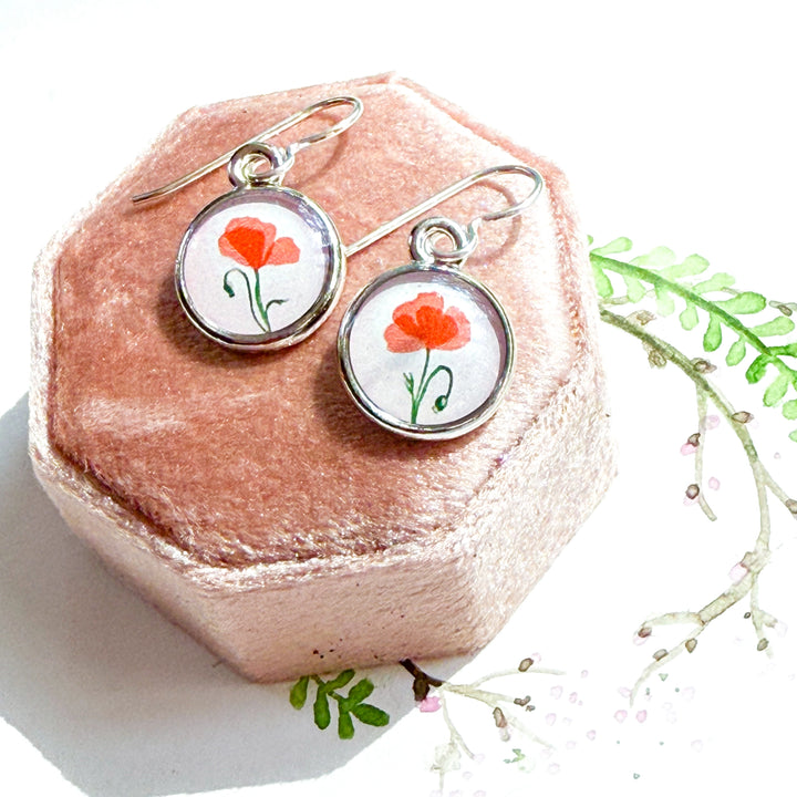 Seed & Sky - 'Poppy' Earrings